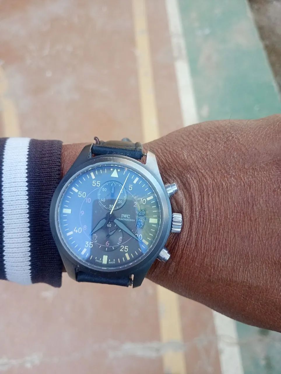 Relógio iwc completo de tudo