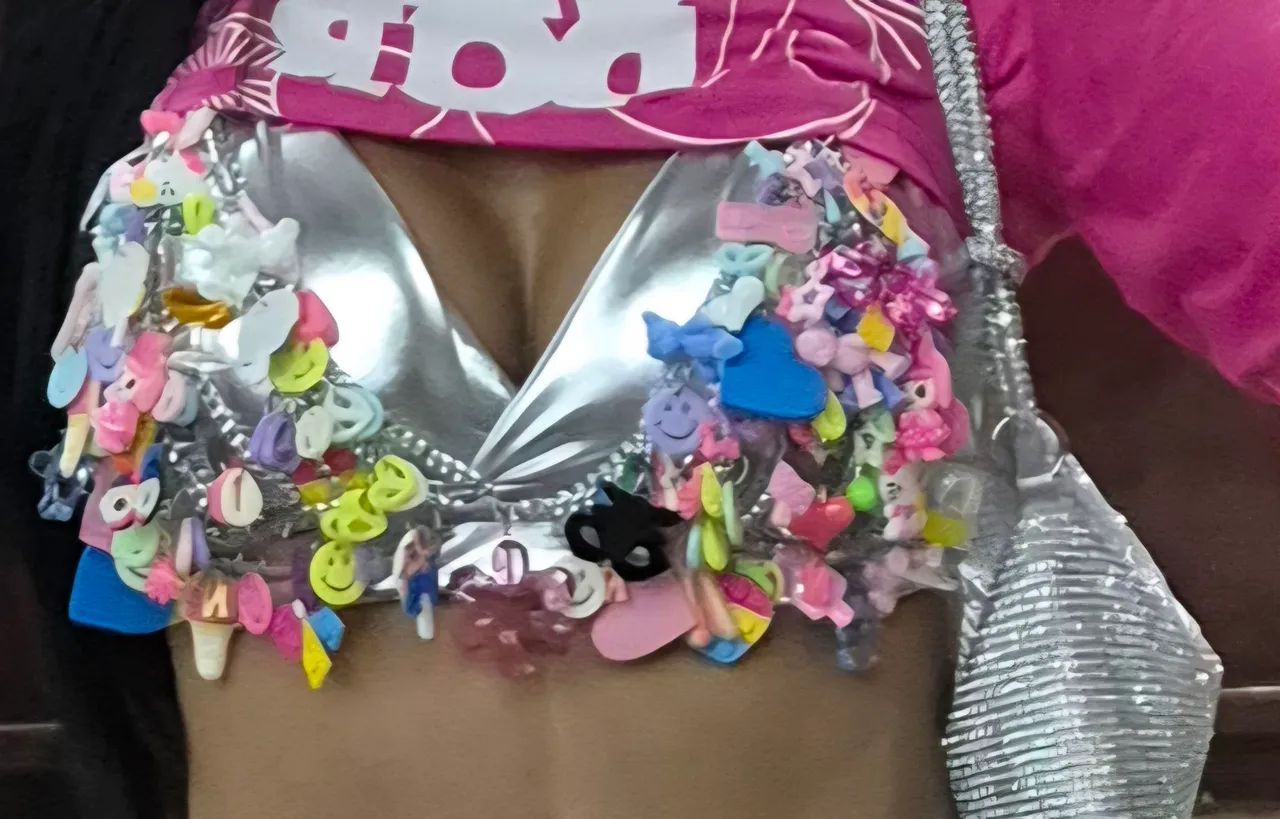 Top em correntaria com aplicações  - Foto 4