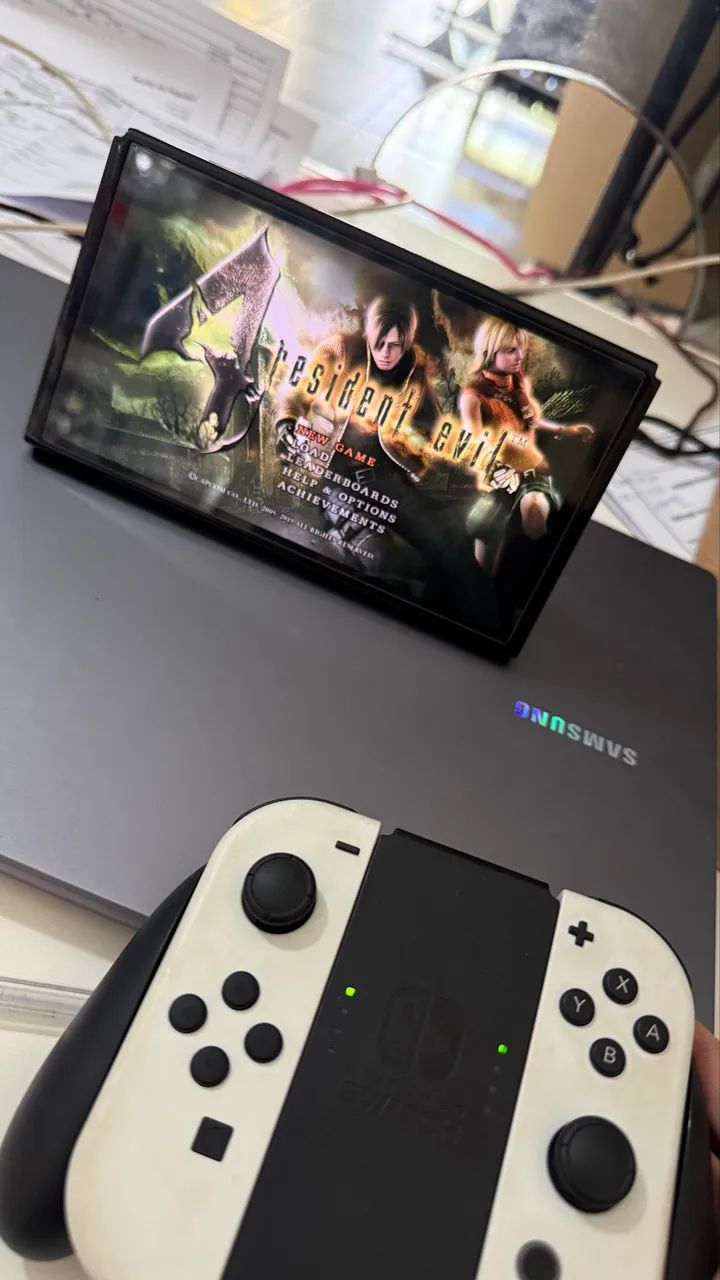 nintendo switch com jogo completo  - Foto 3