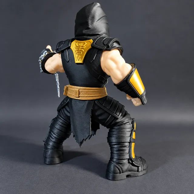 Boneco Scorpion Mortal Kombat - Action Figure Colecionável Impresso em 3D - Foto 2