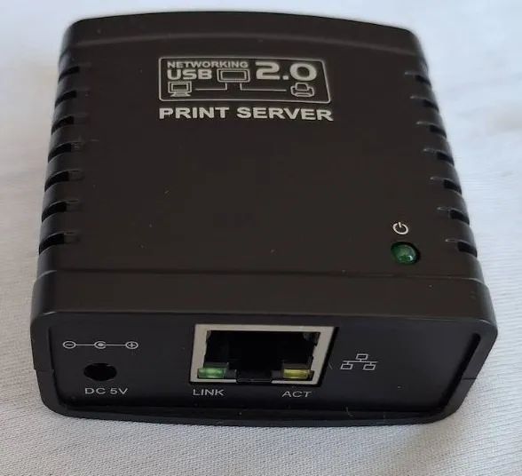 Servidor de impressão RJ45 USB 2.0