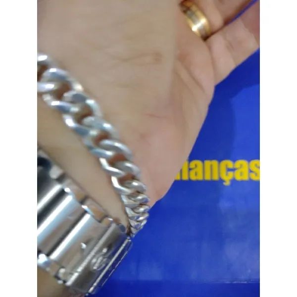 Pulseira Prata 950 de Lei Maciça 40 Gramas 7 mm