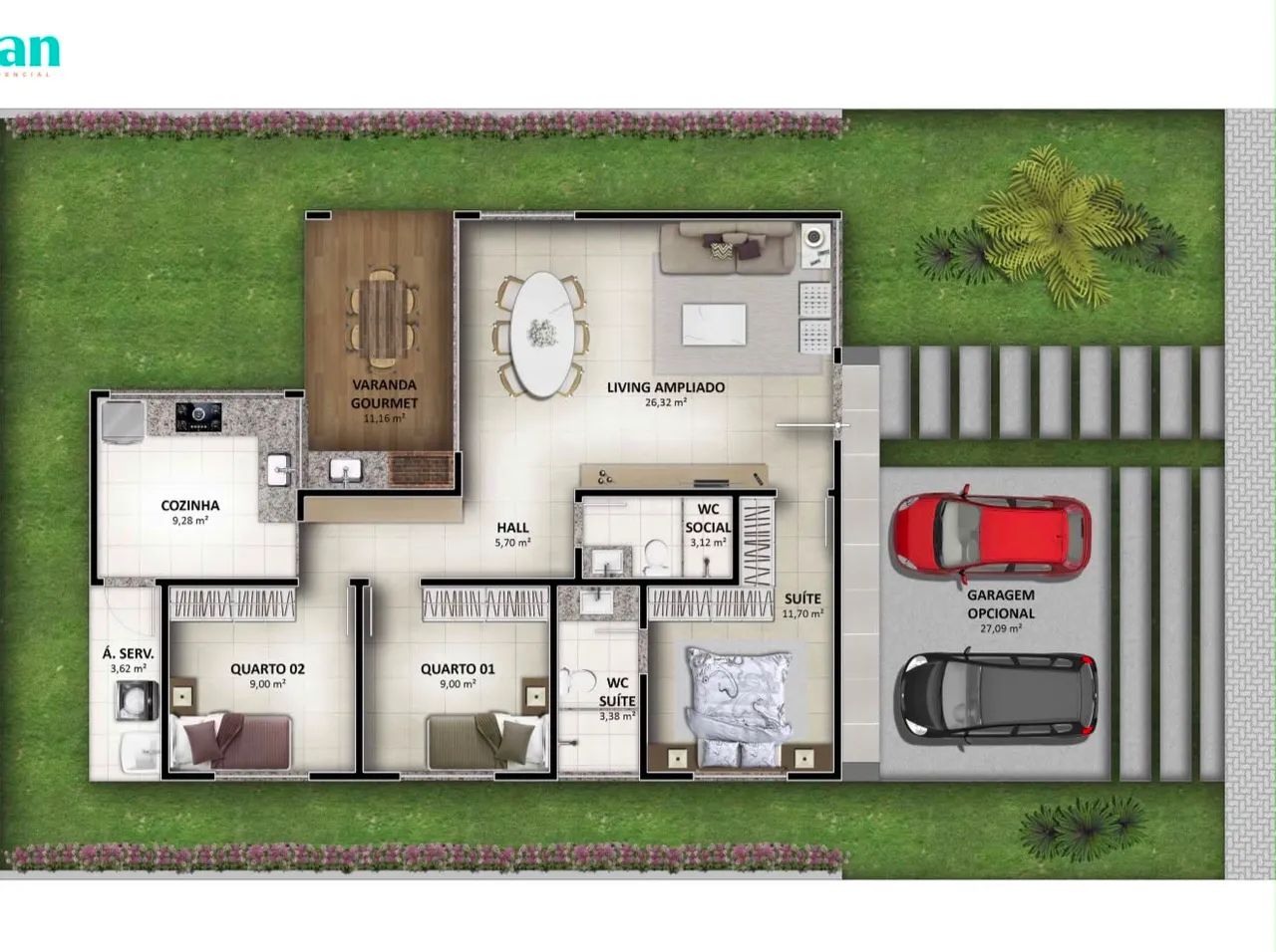 Condomínio San Juan - Casa pronta - Foto 2