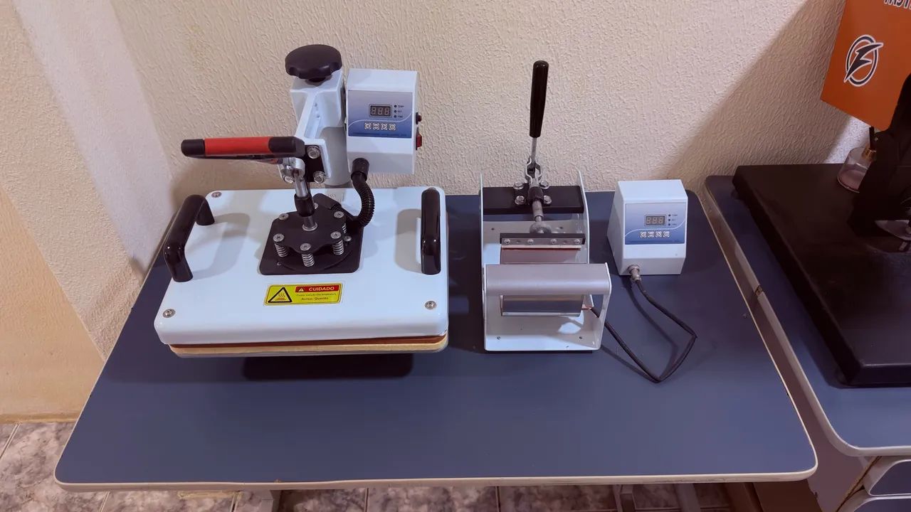 PRENSA TÉRMICA 8 EM 1 E FASTER 360 UP