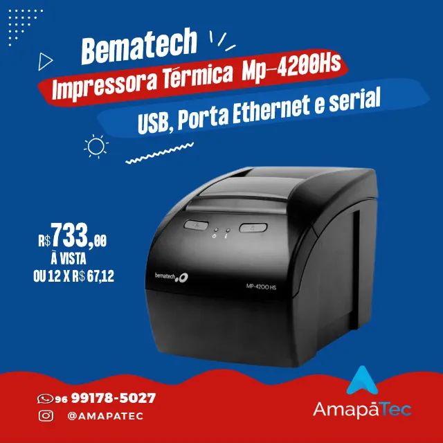 Impressora Térmica Bematech Mp-4200Hs