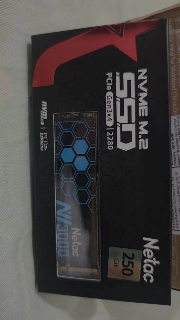 SSD Netac NVMe 250