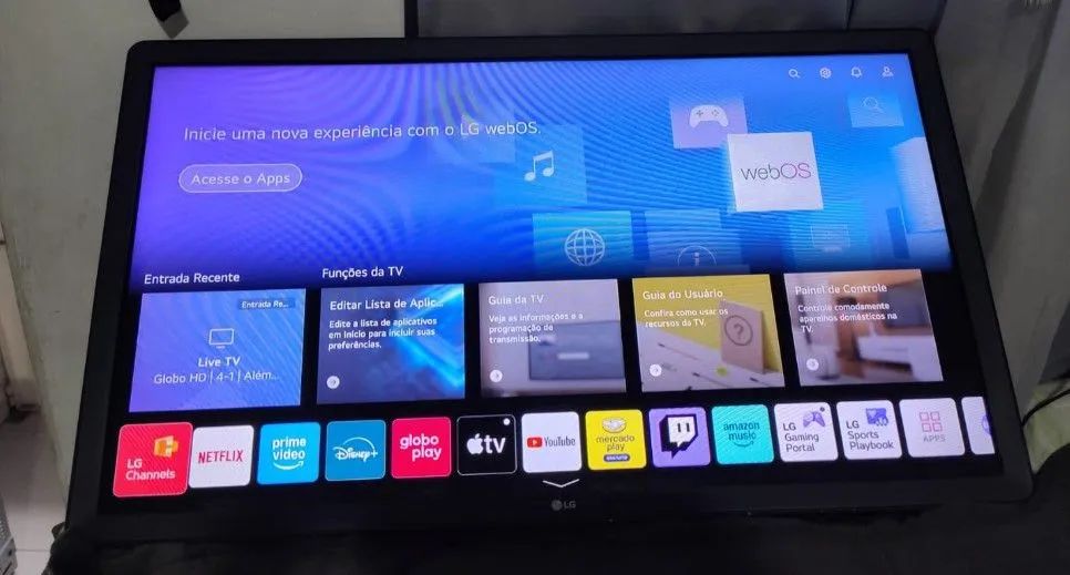 Vendo TV LG 32 polegadas smart completa com inteligência artificial Super Nova vários ap l - Foto 2
