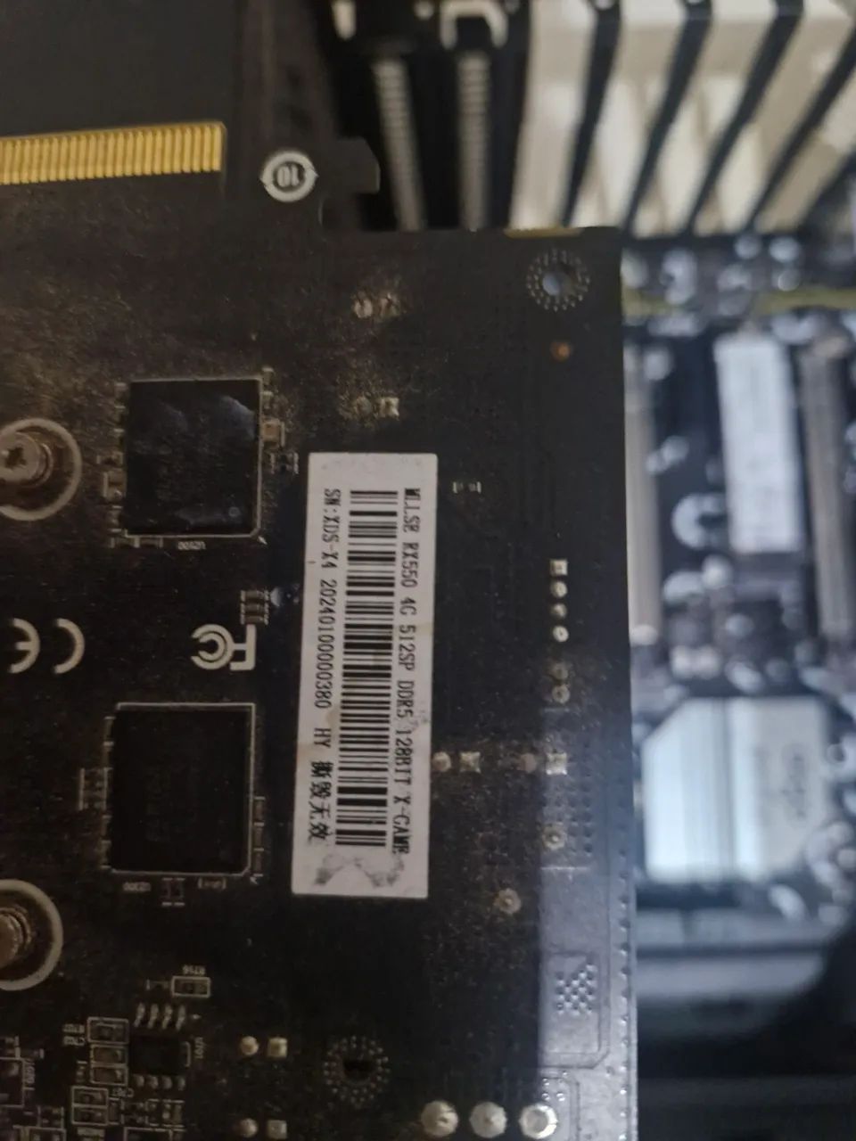 Placa de vídeo RX550 4G 128Bits - Foto 2