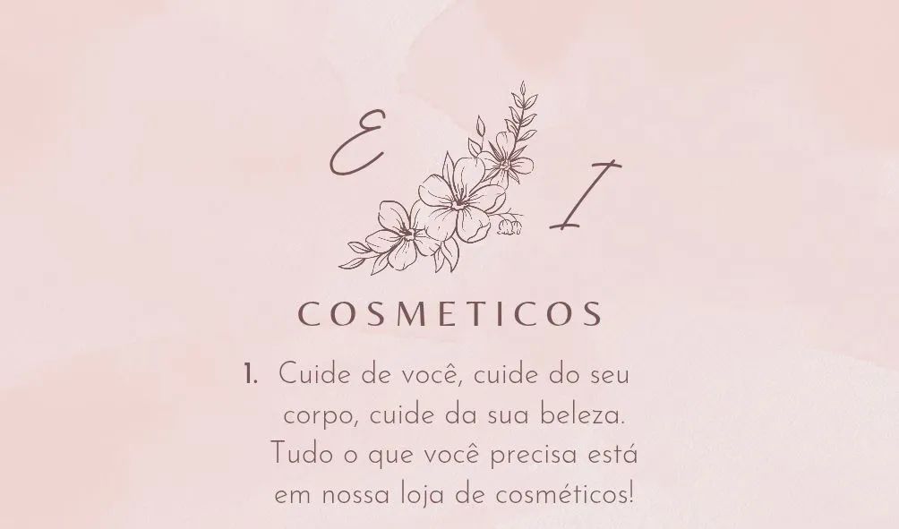 Lojinha virtual de cosméticos 