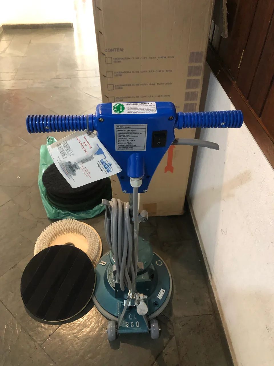 Enceradeira Industrial CL-350 PLUS Bivolt CLEANER - Foto 4