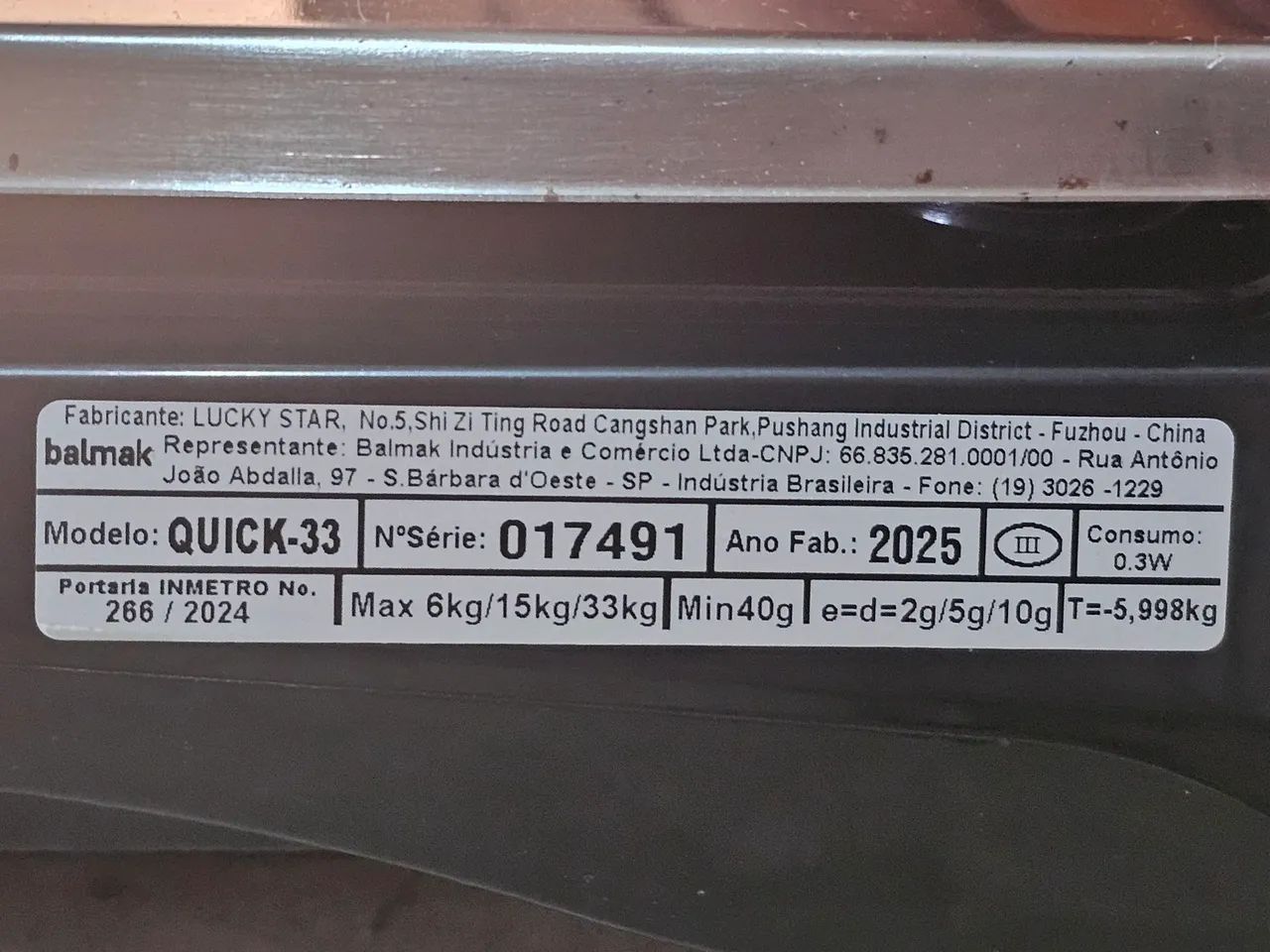 Balança Comercial digital BALMAK QUICK - Pescadora e contadora - Foto 4