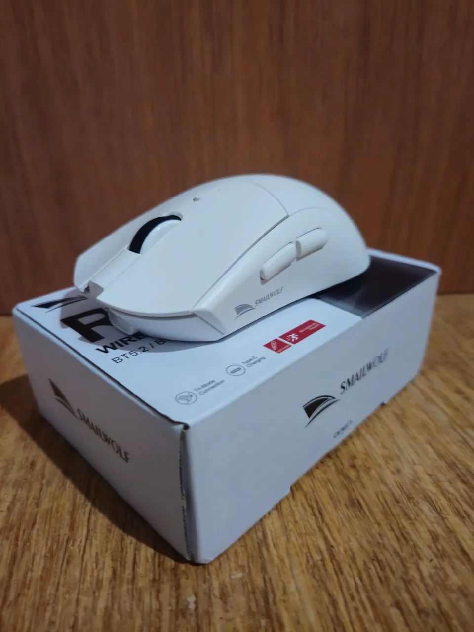 Mouse smailwolf RS7 Branco Novo - Foto 2