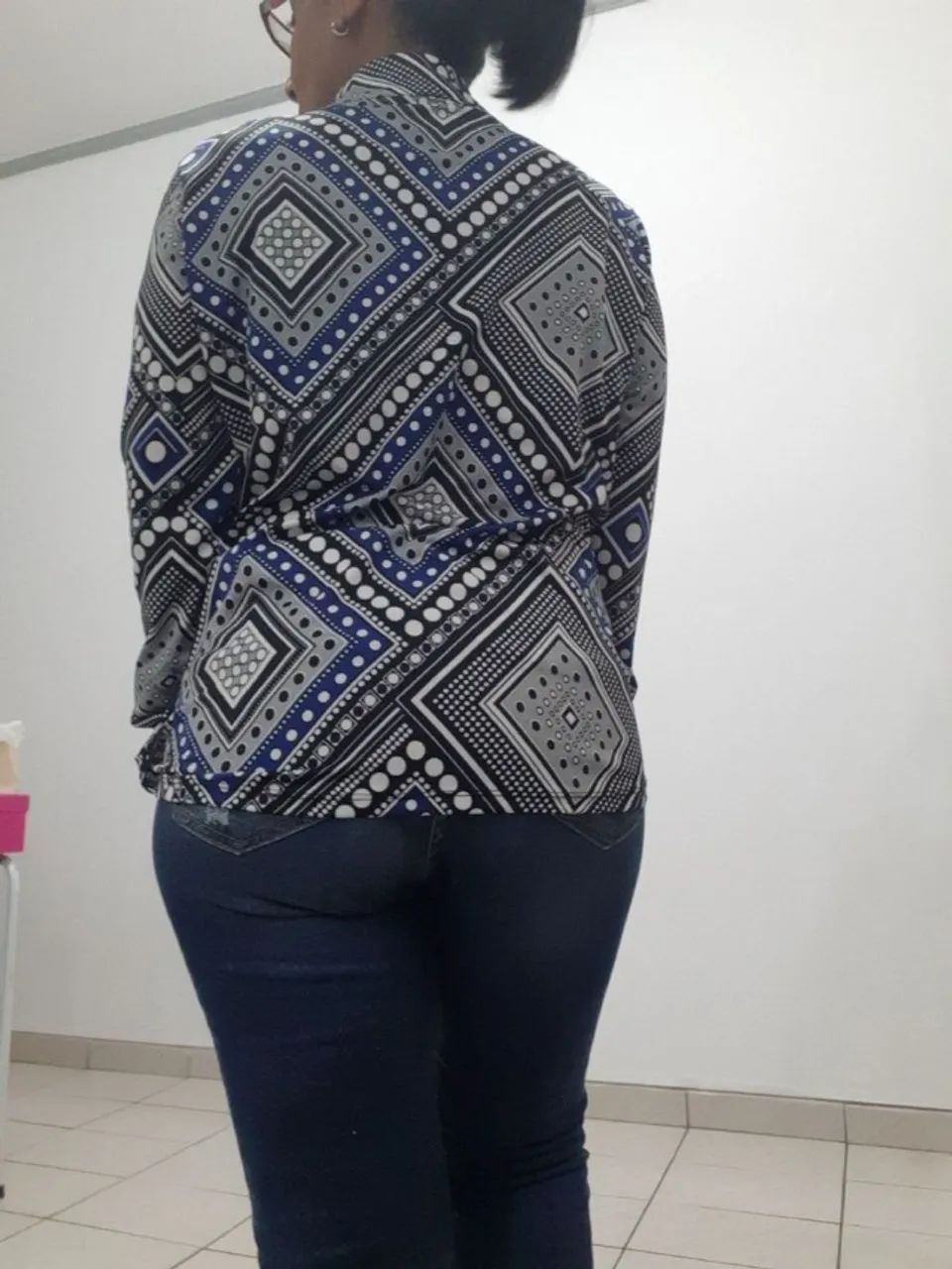 camisa poliéster e elastano  Marisa n.40 - Foto 5