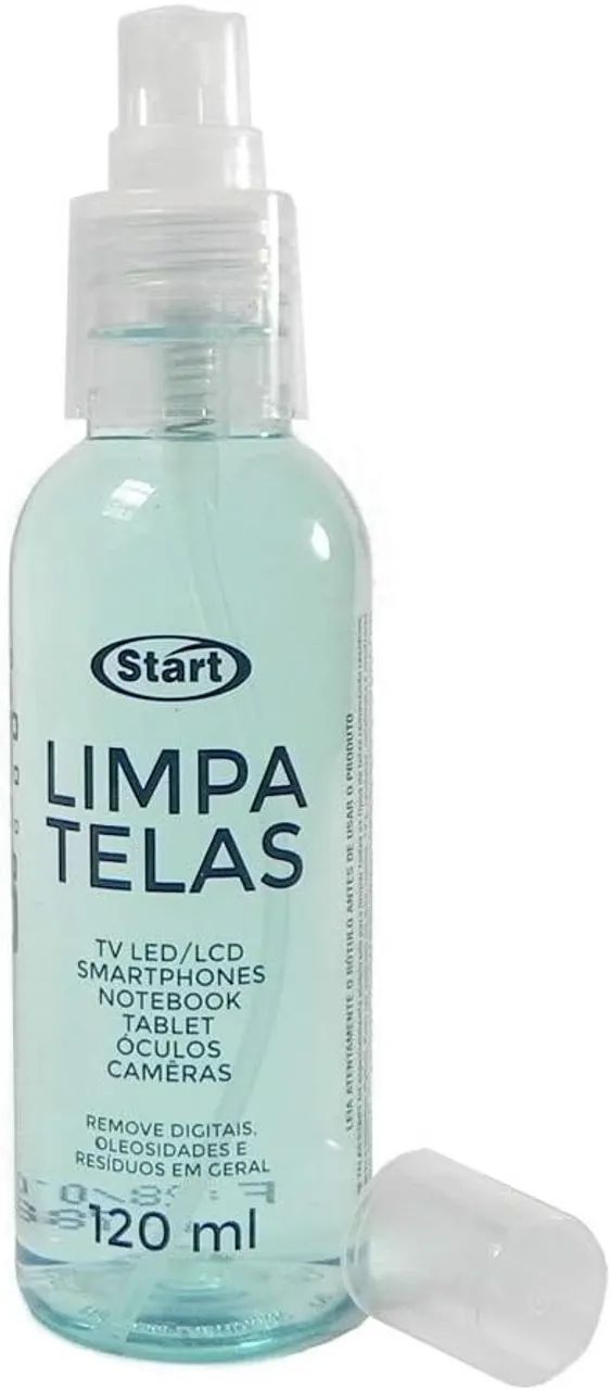 Limpa Telas com Pano Microfibra 120ml 1 UN Start Quimica - Foto 3