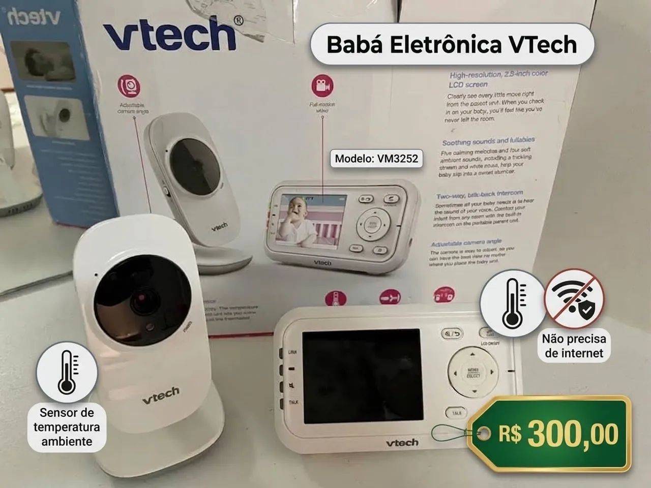 Babá eletrônica Vtech - Foto 2