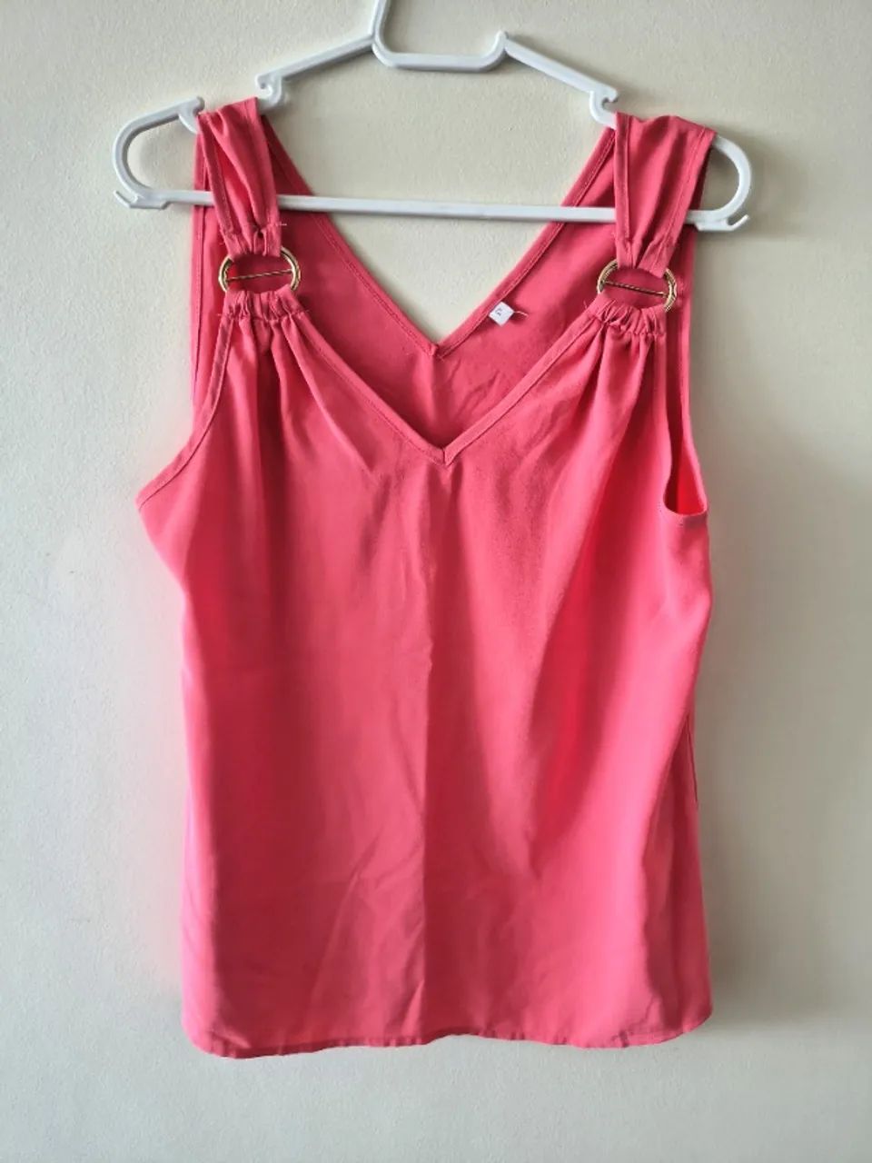 Regata Coral com Argolas