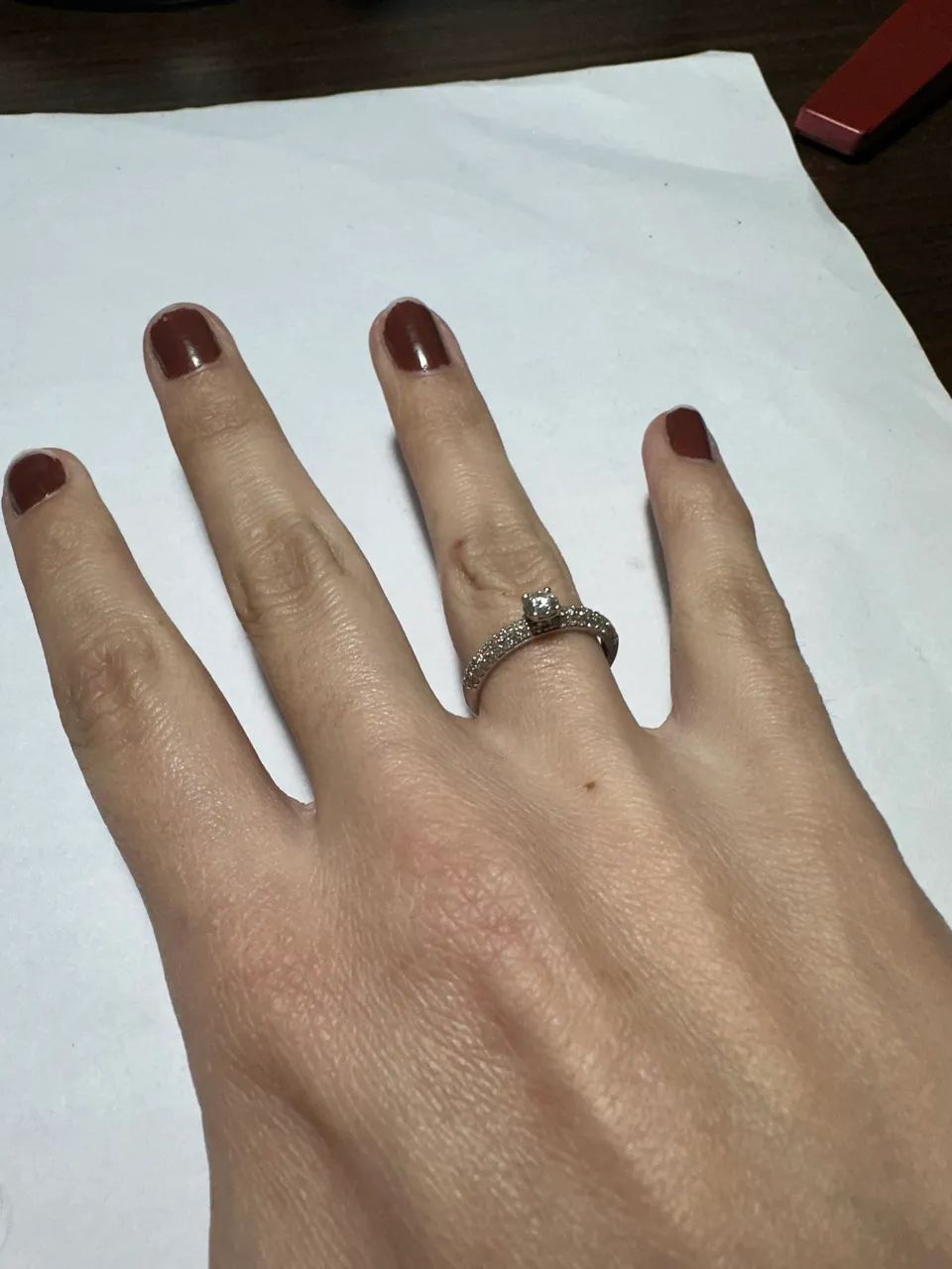 Anel Diamante noivado - Foto 4