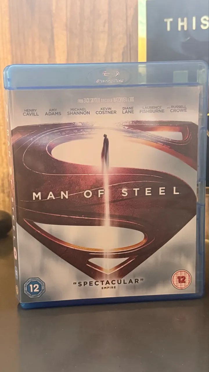 Homem de Aço - Blu Ray SEM PORTUGUÊS BR (Importado) - DVD, Blu-Ray