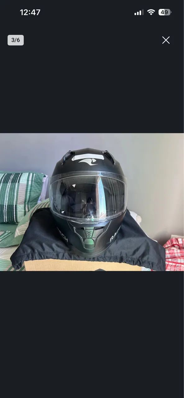 Capacete Race tech fosco  - Foto 3