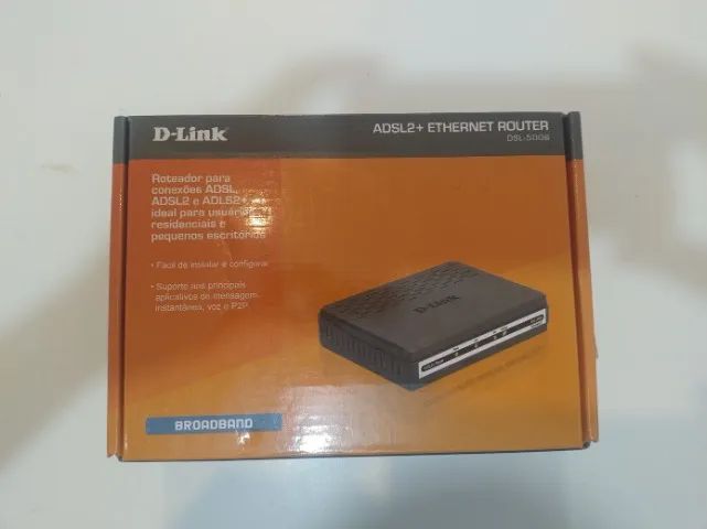 Roteador D-link Adsl2+ Ethernet Dsl-500b