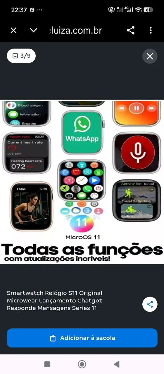 Relógio digital faz tudo  - Foto 5