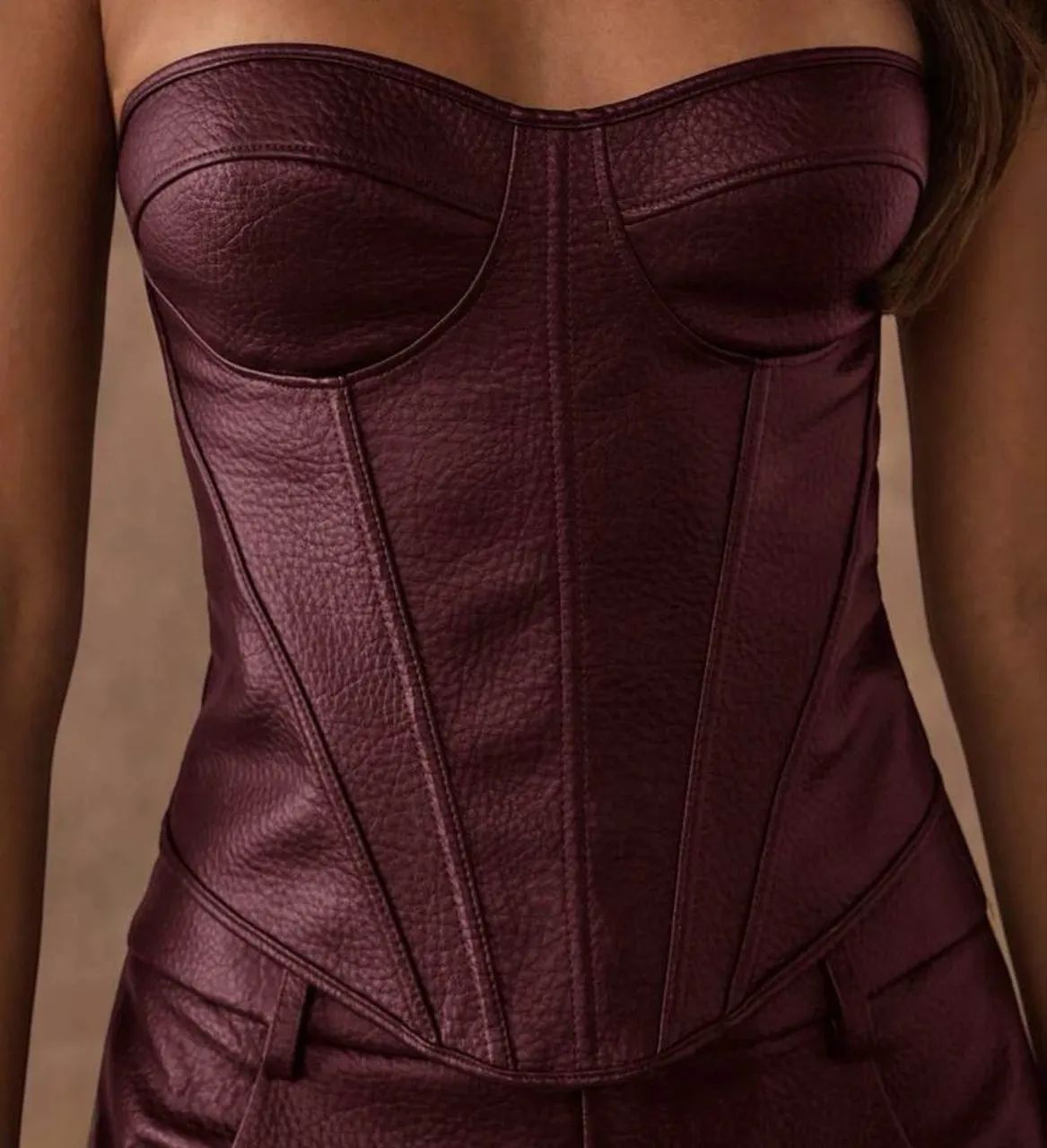 Corset de courino marsala novo