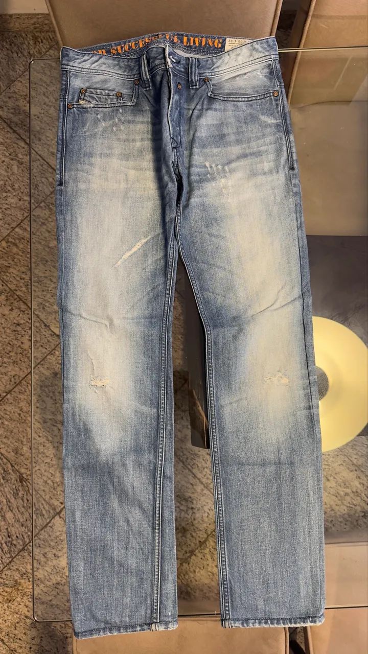 Calça jeans diesel original tamanho 40 - Foto 4