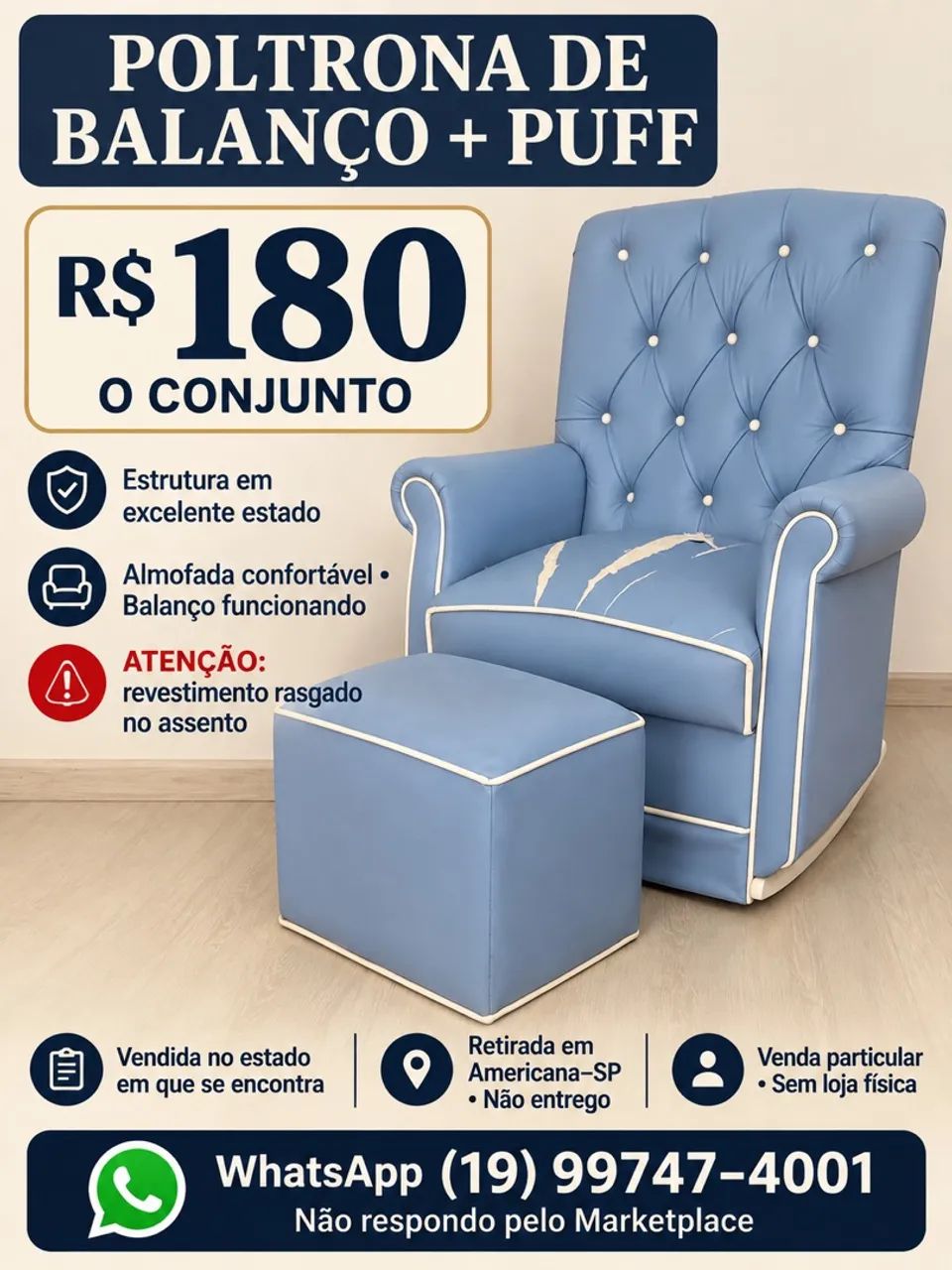 Poltrona de balanço 