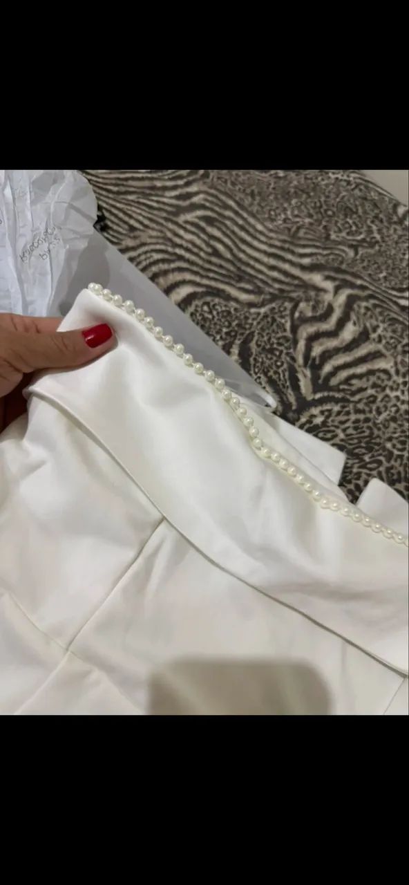 Vestido longo branco nunca usado  - Foto 2