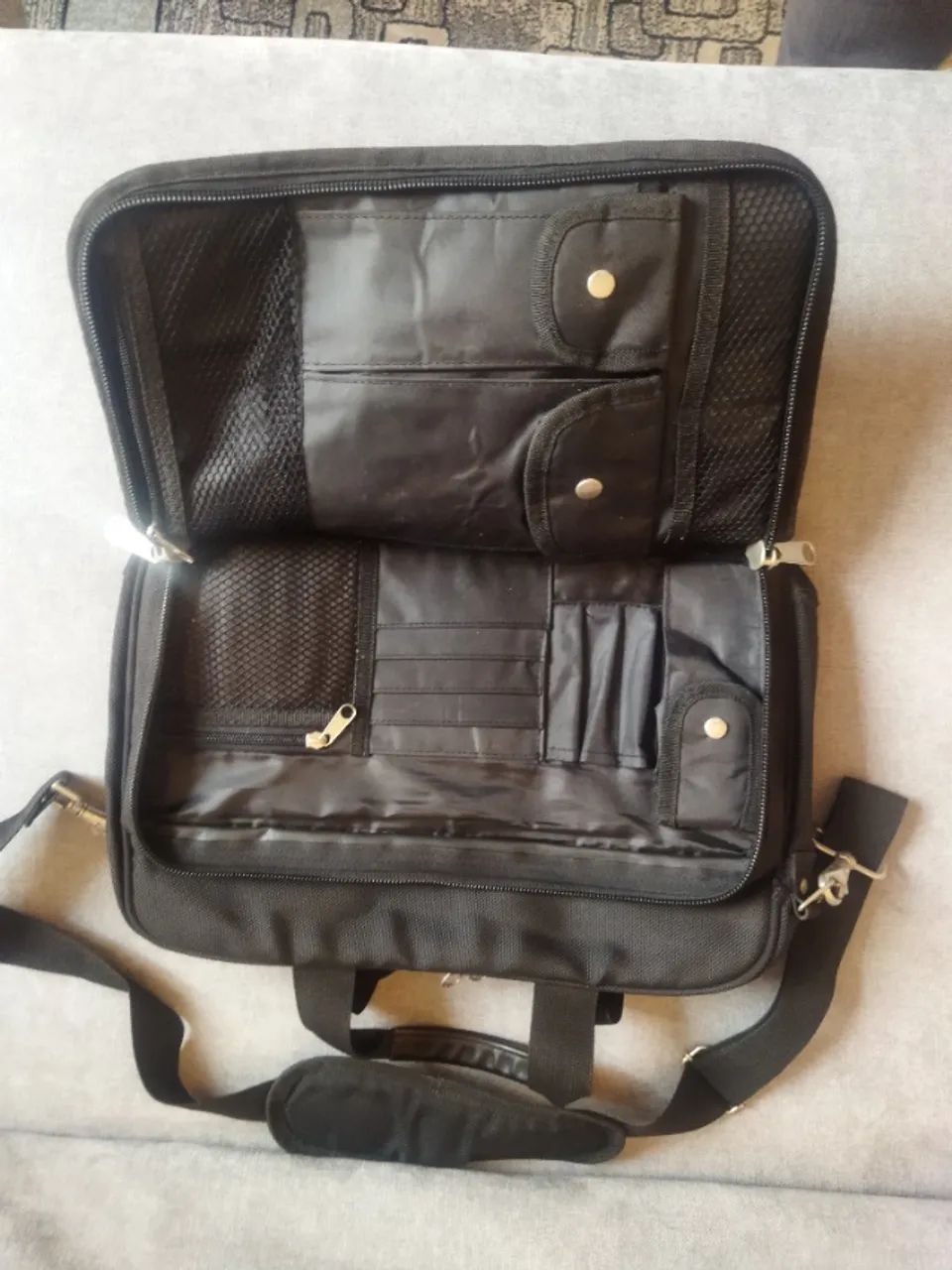 Pasta executiva multiuso nylon com 4 divisões e bolsos - Bolsas