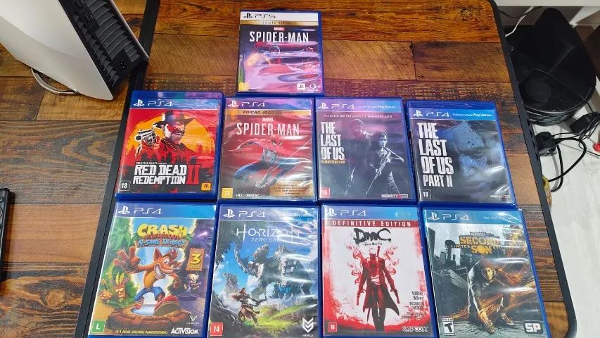 Jogos PS4 Cada um tem um valor