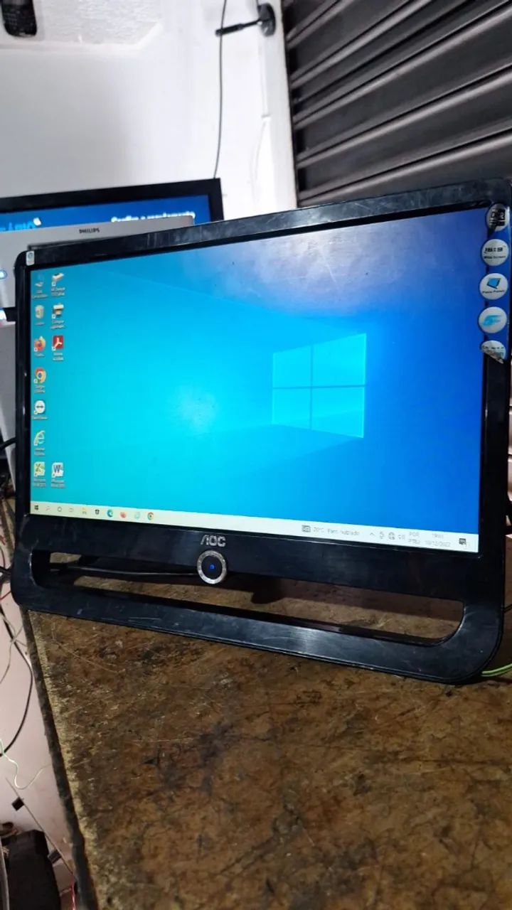 Celeron E3200 dual core HD320 GB 2GB Memória, Windows 10, monitor 19 polegadas, somos loja - Foto 3