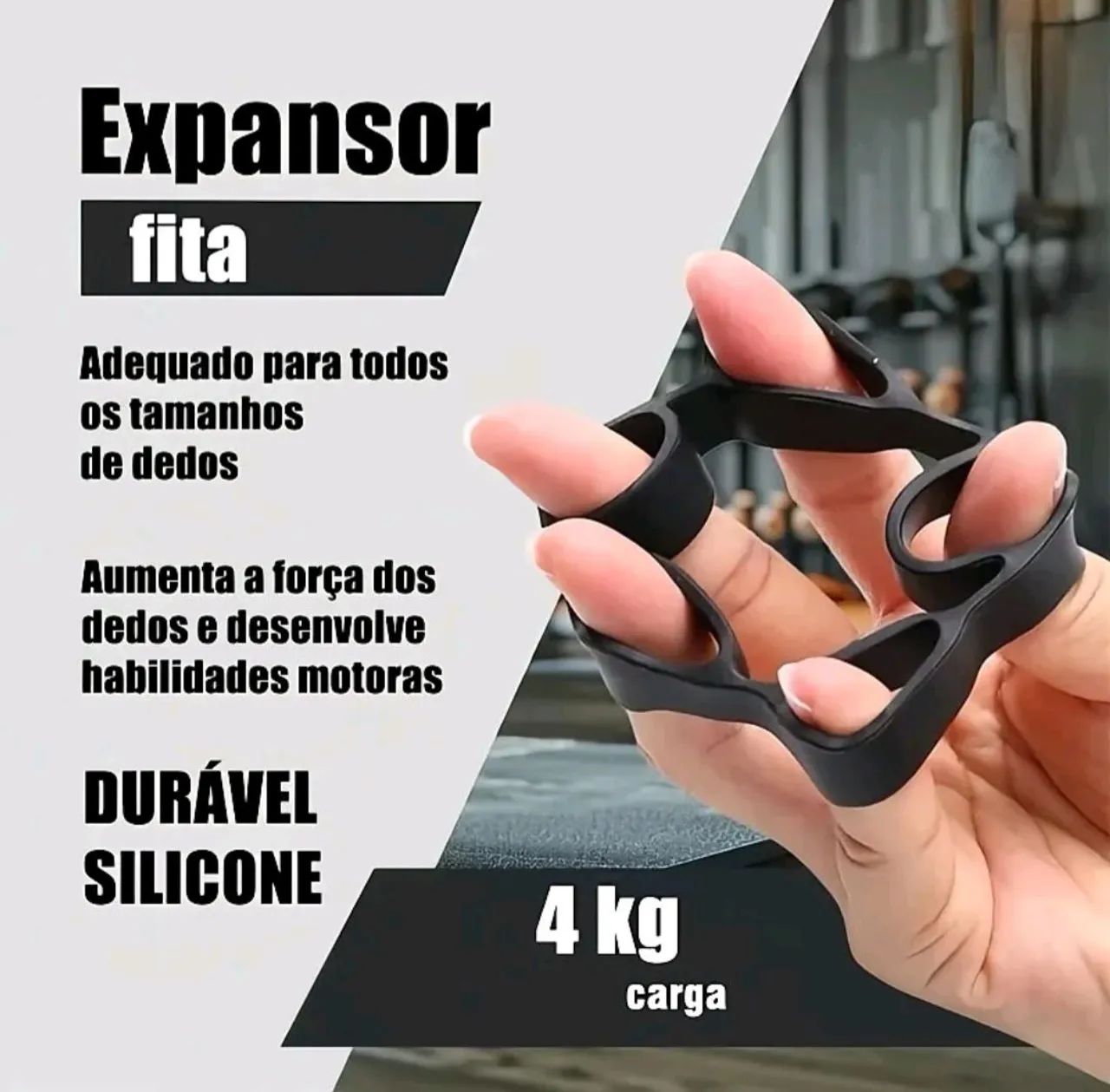 Kit Fortalecedor de mão e antebraço ajustável com 5 peças  - Foto 5