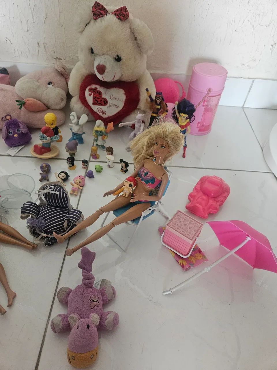 Boneca Grande e Brinquedos usados  - Foto 5