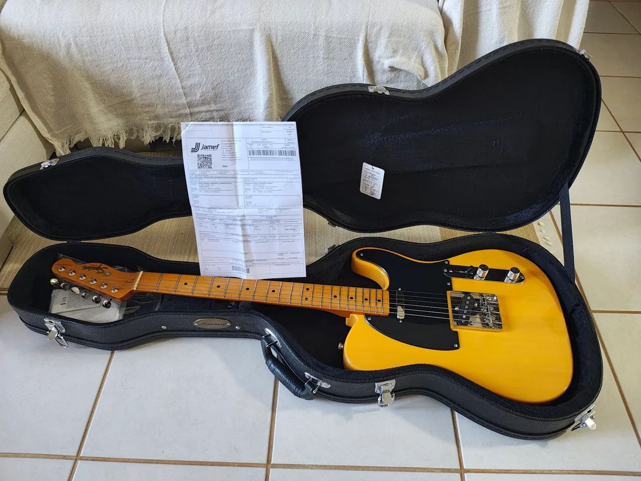 TELECASTER SQUIER CLASSIC VIBES 50S + HARDCASE (ENVIO E PARCELO