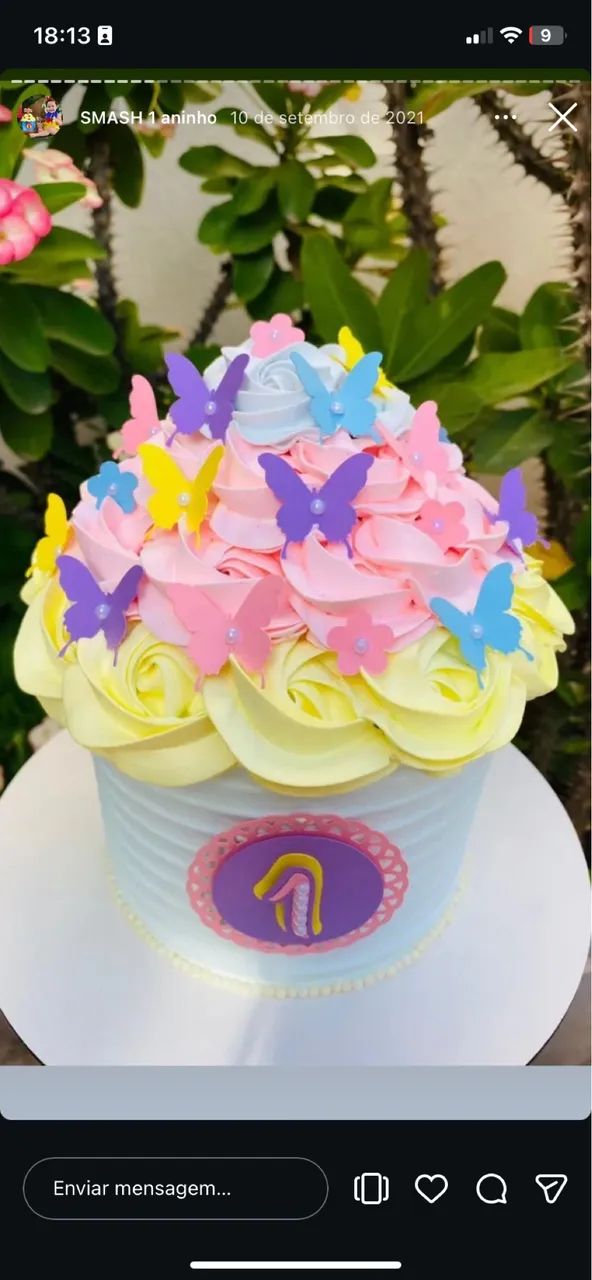 Bolo pequeno para smash the cake  - Foto 4