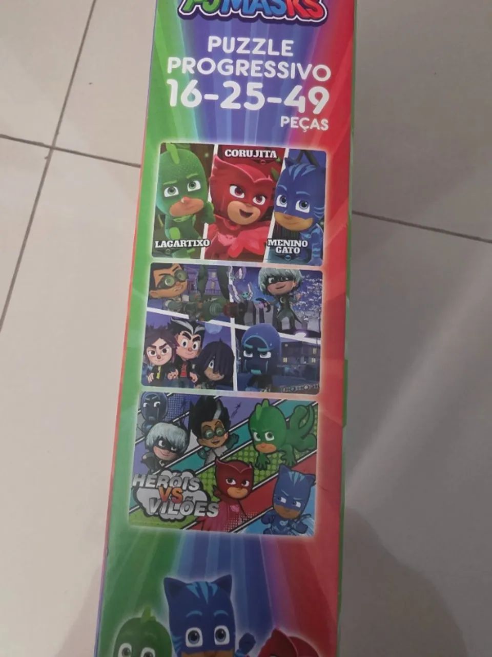 Quebra-Cabeça Progressivo PJ Masks (Grow) - Foto 2