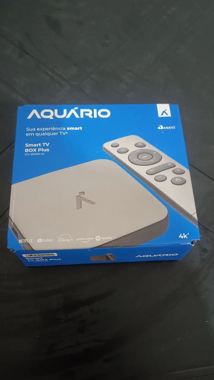 TV Box Plus 4K Aquário ? Modelo STV-3000Plus