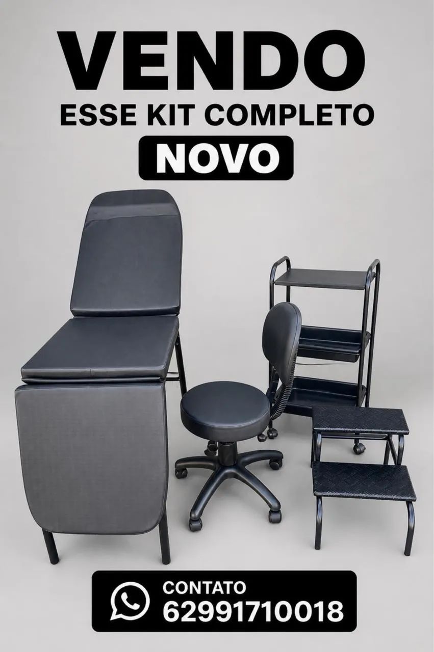 Kit completo de salão de estética!