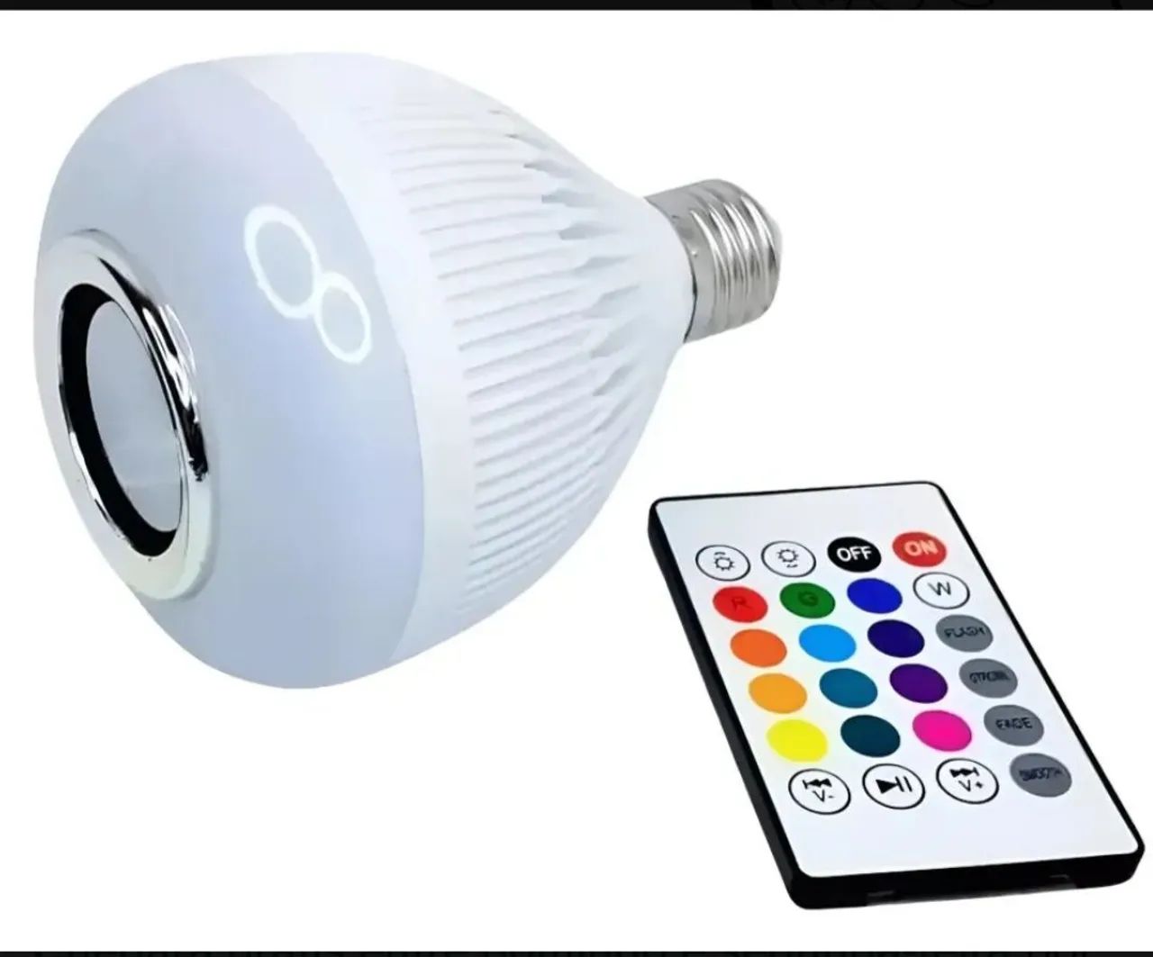 Lâmpada Led com caixa de som bluetooh e controle remoto  - Foto 2
