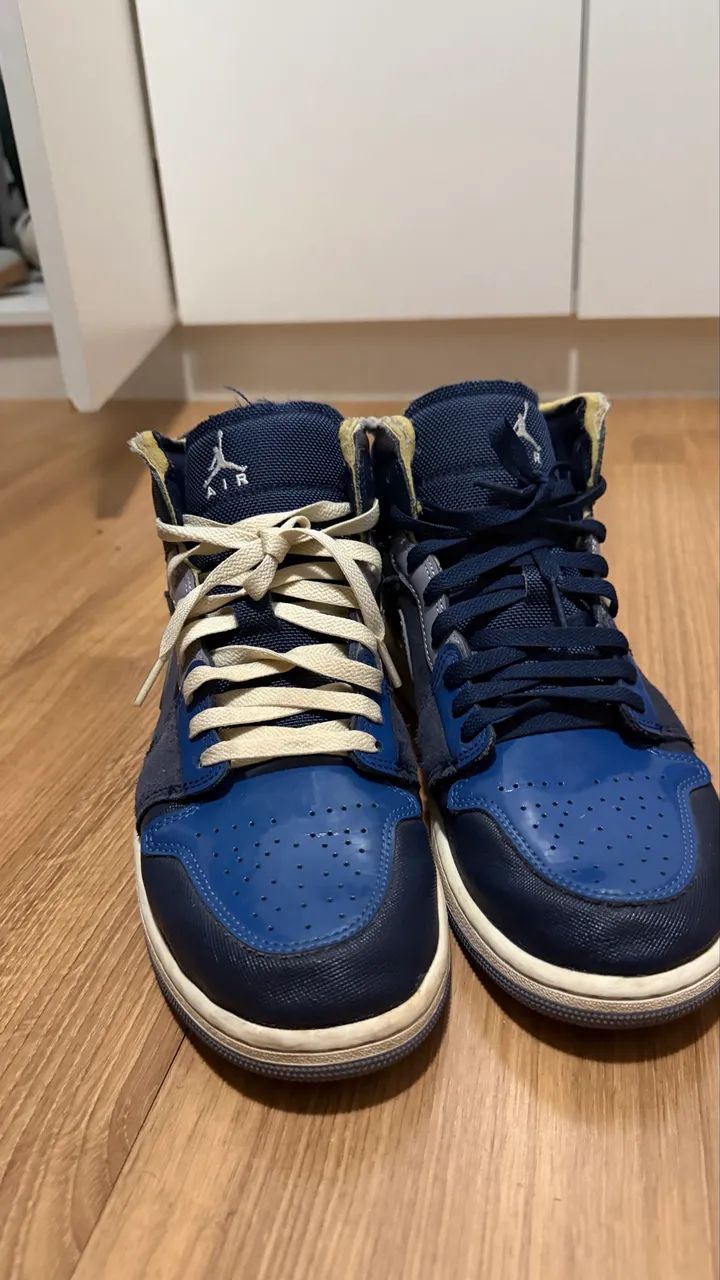 Jordan mid azul - Foto 3