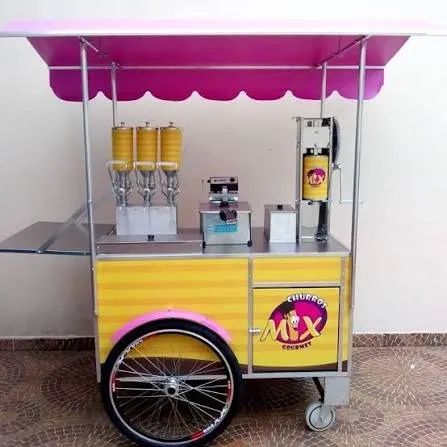 CARRINHO DE CHURROS GOURMET NOVO E COMPLETO - Foto 3