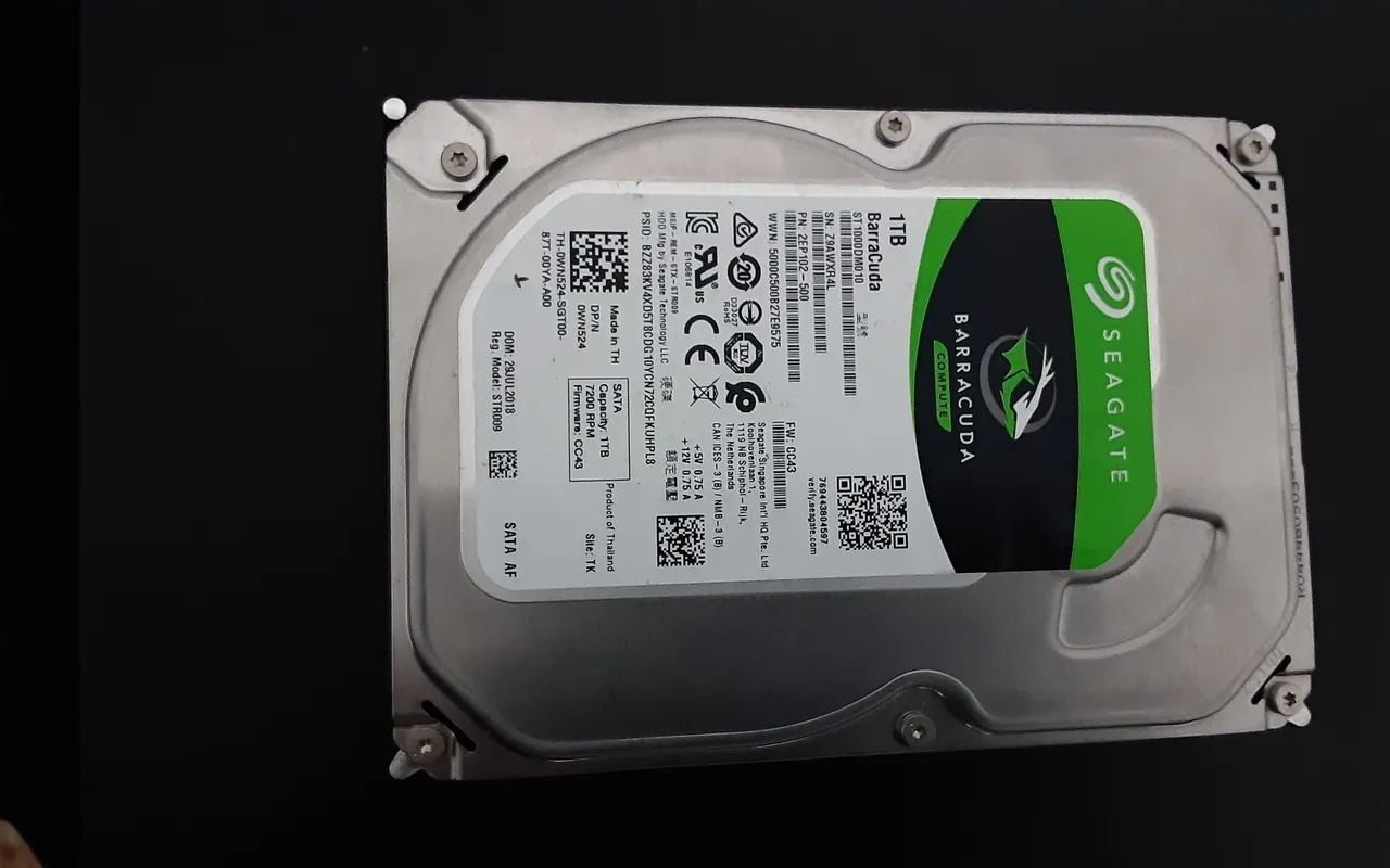 HD SEAGATE BARRACUDA DE 1 TB