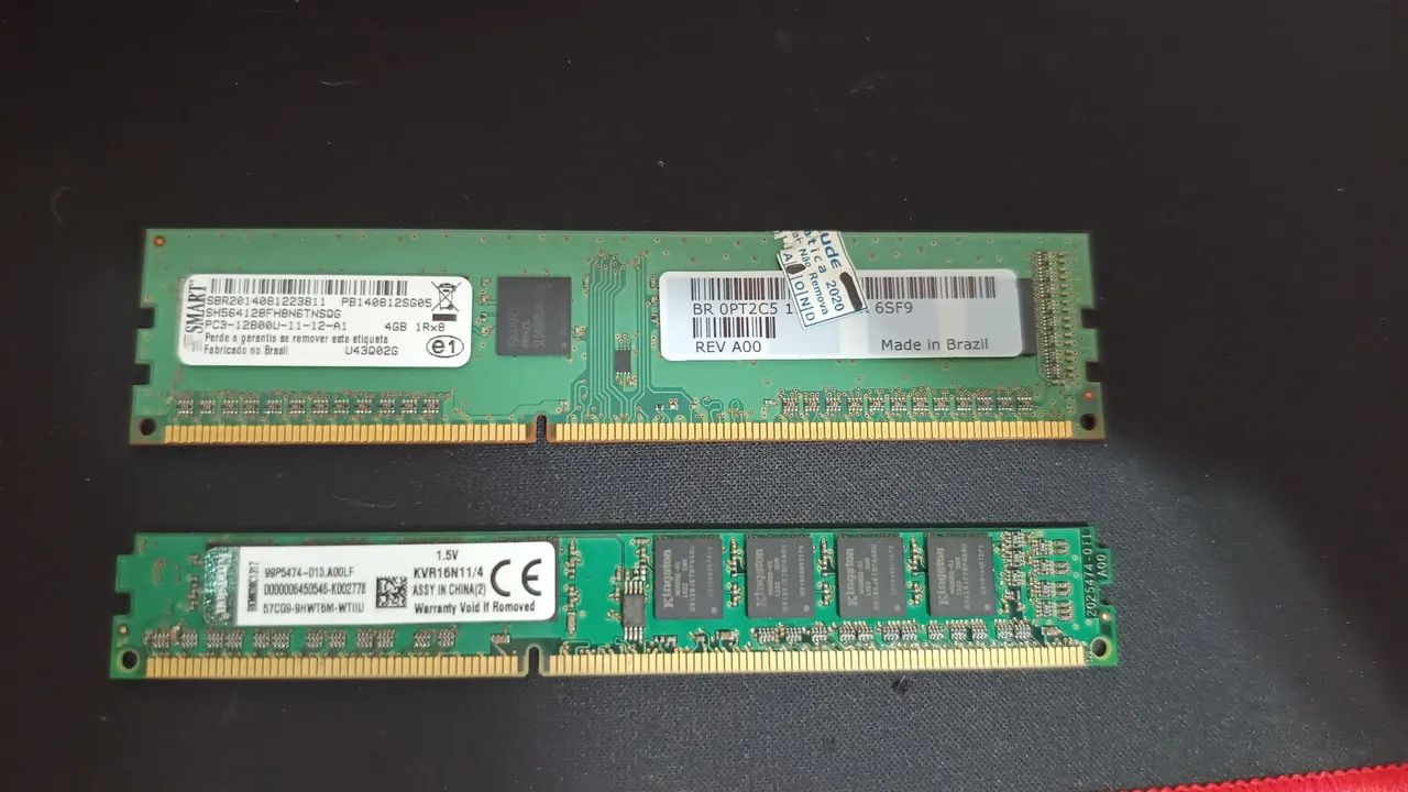 Memória RAM 4GB DDR3. 1333Mhz Desktop