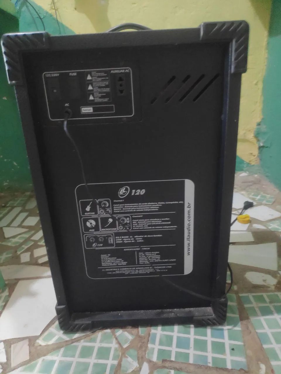 Caixa de som LL120 com defeito não sai som - Foto 4