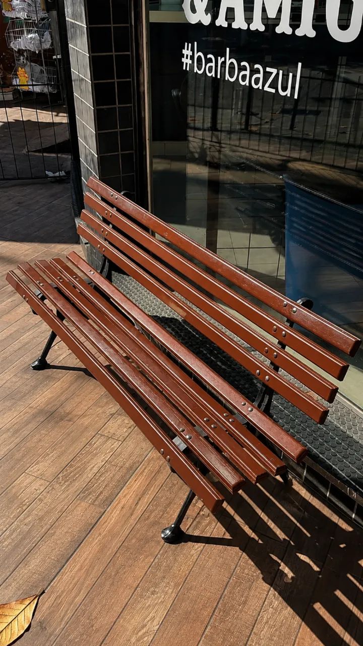 Banco de Madeira e ferro de Jardim - Foto 3