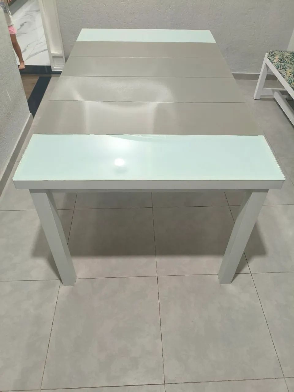 Mesa 8 lugares vidro retrátil  - Foto 5
