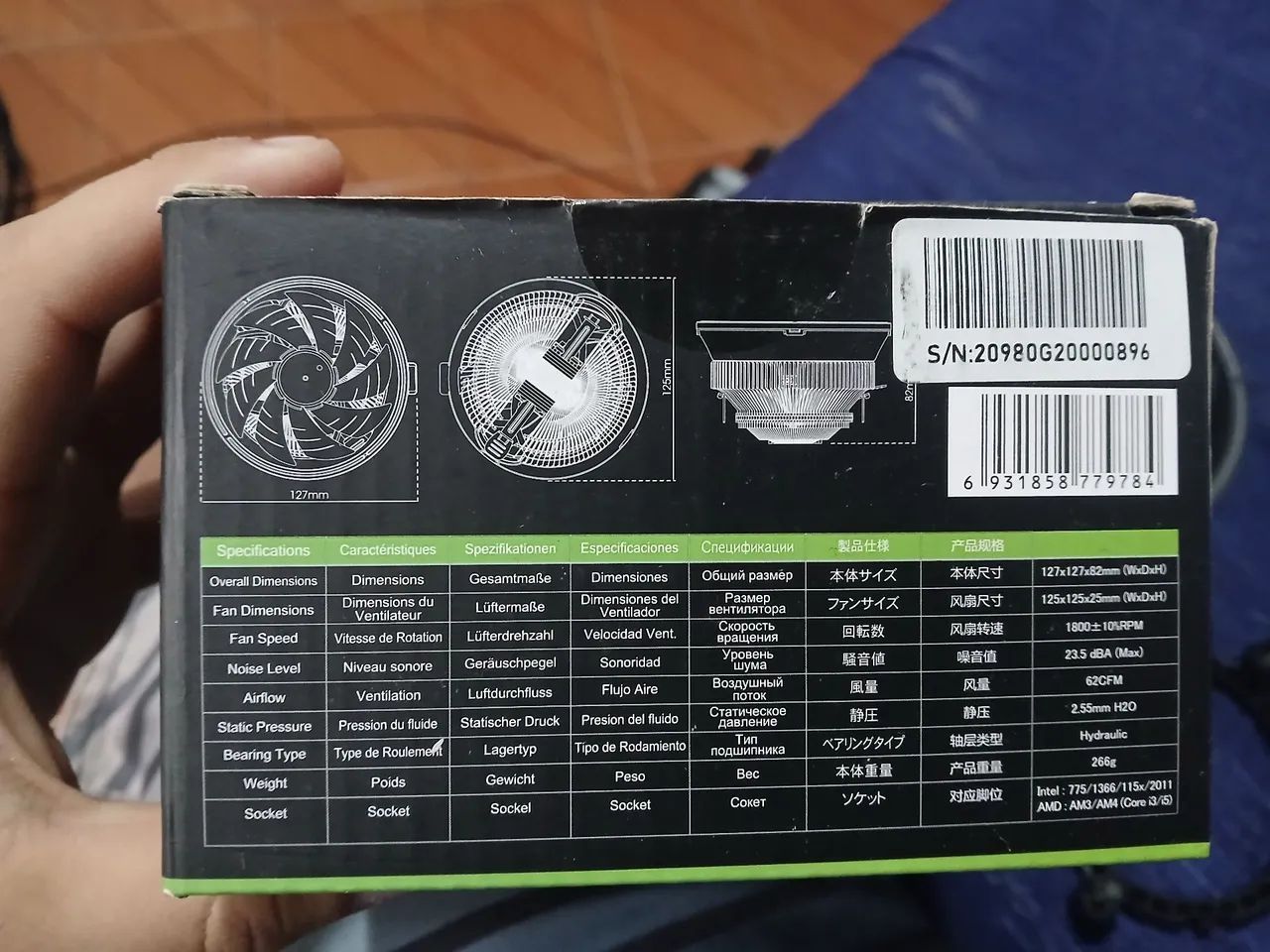 Coolher para cpu com led - Foto 3