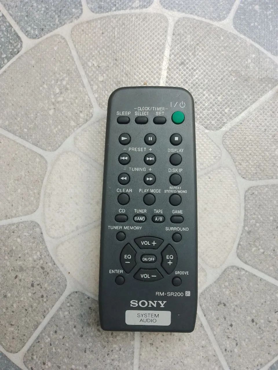 Controle Remoto Sony RM-SR200 System Audio