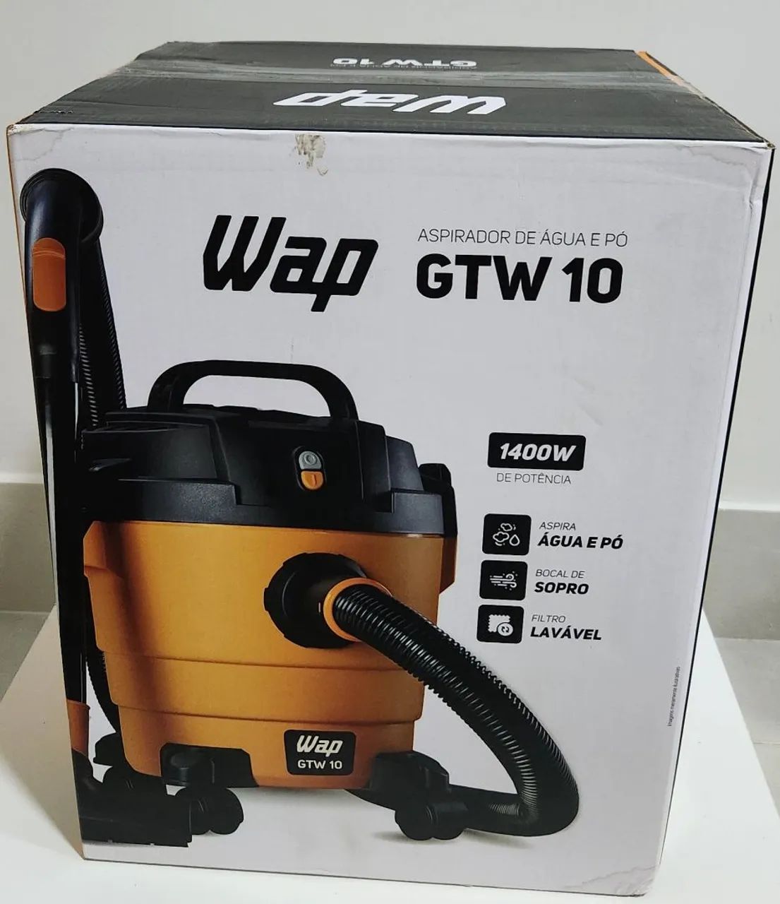 (Novo) Aspirador Água e Pó WAP WAP GTW 10 1400W - Muito Potente .  .